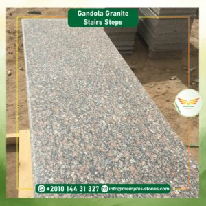GANDOLA Granite Polished Stairs Steps| Egyptian Granite | Memphis Stones