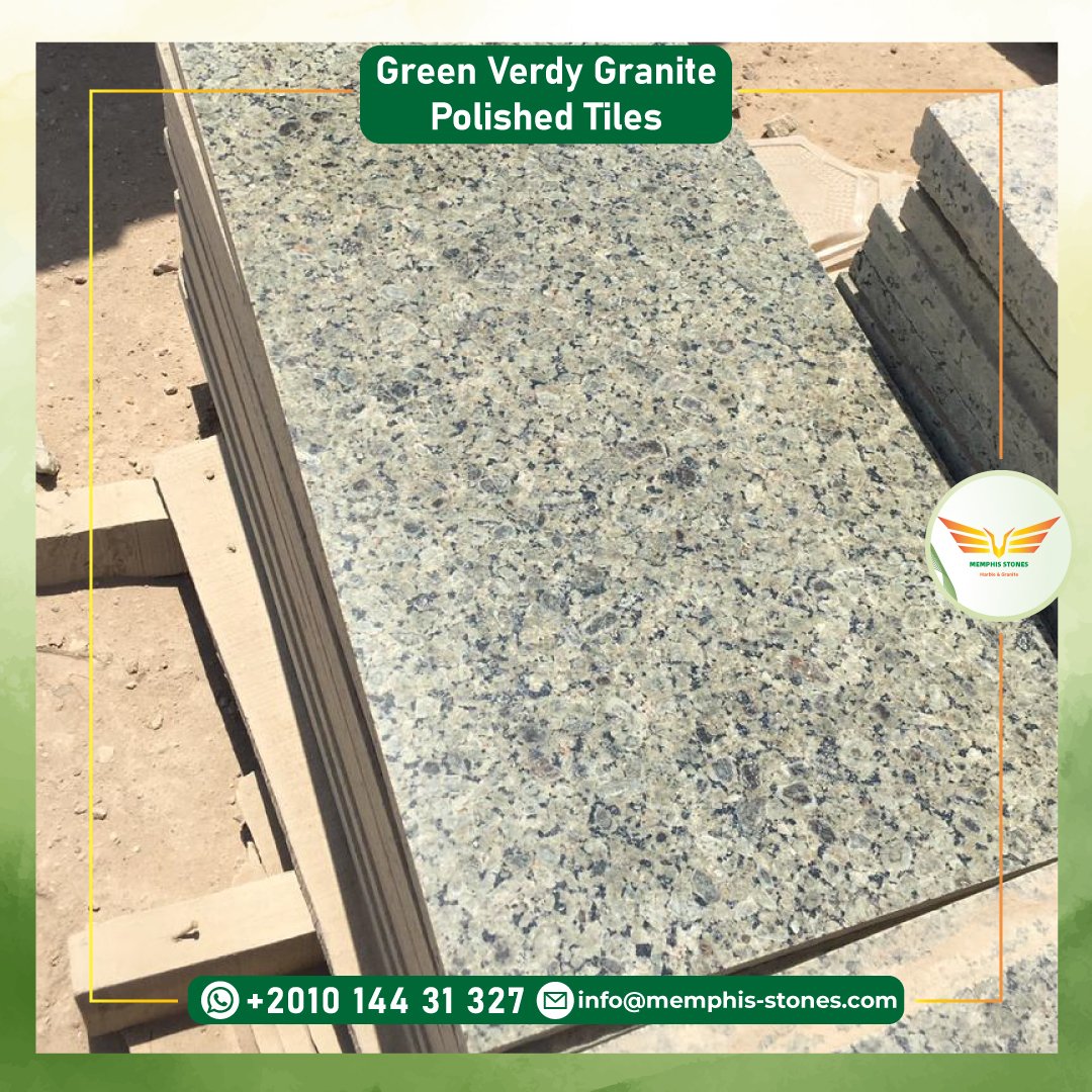 Green Verdy Granite Polished Tiles | Egyptian Granite | Memphis Stones - Image 5
