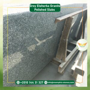 Grey Elsherka Granite Polished Slabs | Egyptian Granite | Memphis Stones