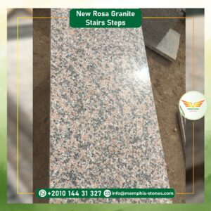 New Rosa Granite Stairs Steps| Egyptian Granite | Memphis Stones