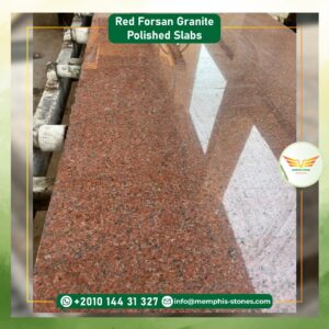 Red Forsan Granite Polished Slabs | Egyptian Granite | Memphis Stones