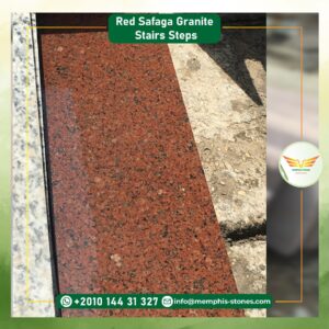 New Rosa Granite Stairs Steps | Egyptian Granite | Memphis Stones